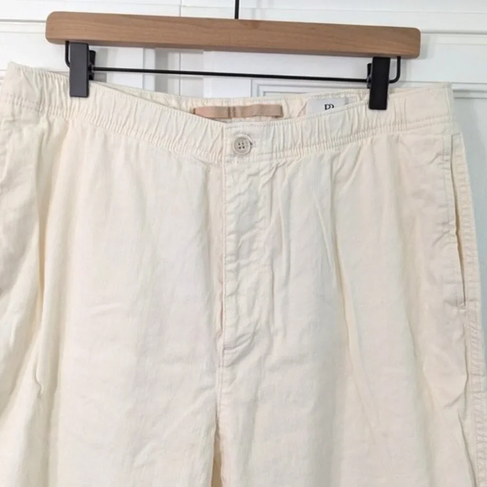 Banana Republic Linen/Cotton Chinos Relaxed Fit Casual Pants